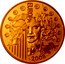 France 10 Euro 10th Anniversary of French Presidency 2008 Proof KM# 1528 € EUROPA 2008 coin reverse
