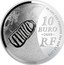 France 10 Euro 40 Years Landing on the Moon and International Year of Astronomy 2009 P Proof KM# 1621 40 ANS DES PREMIERS PAS SUR LA LUNE 10 EURO 2009 RF coin obverse