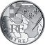 France 10 Euro Centre 2010 KM# 1650 RF CENTRE coin obverse