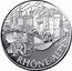 France 10 Euro Rhone-Alpes 2011 KM# 1751 RF RHÔNE-ALPES coin reverse