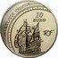 France 10 Euro Jacques Cartier 2011 Proof KM# 1795 LA GRANDE HERMINE 10 EURO RF coin obverse