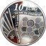 France 10 Euro 10th Anniv. of the Euro Starter Kit 2011 Proof KM# 1784 10 EURO 10 ANS DU STARTER KIT 100 FRANCS SOIT 15,24 EUROS coin reverse