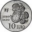 France 10 Euro Henri IV 2013 KM# 1779 RF 1589 1610 10 EURO coin obverse