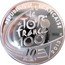 France 10 Euro Youth. 100th Anniversary of Tour de France 2013 Proof KM# 2118 REPUBLIQUE FRANÇAISE LE DE TOUR FRANCE 100 10 EURO 2013 coin obverse