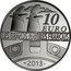 France 10 Euro L'Amazone 2013 Proof KM# 1770 10 EURO LES GRANDS NAVIRES FRANÇAIS 2013 coin reverse