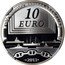 France 10 Euro The Gloire 2013 Proof KM# 1778 LES GRANDS NAVIRES FRANÇAIS 10 EURO 2013 coin reverse