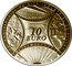 France 10 Euro Metalmorphoses 2013 Proof KM# 2111 40E ANNIVERSAIRE DU SITE INDUSTRIEL DE PESSAC PREMIÈRE OUVERTURE DE 10 EURO MÉTALMORPHOSES coin reverse