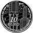 France 10 Euro 50 Years of European Space Cooperation 2014 Proof KM# 2136 EESA 10 EURO RF 50 ANS DE COOPÉRATION SPATIALE EUROPÉENNE.1964-2014 coin obverse