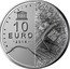 France 10 Euro Eiffel Tower 2014 Proof KM# 2141 LES RIVES DE SEINE UNESCO 10 EURO TOUR EIFFEL PALAIS DE CHAILLOT 2014 coin reverse