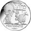 France 10 Euro Asterix Republican values. Fraternity Greeks 2015 KM# 2279 FRATERNITÉ UDERZO coin reverse