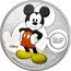 France 10 Euro Mickey Mouse Through the Ages 2016 Proof KM# 2300 RF ©DISNEY MICKEY A TRAVERS LES AGES coin obverse