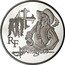 France 10 Euro D'Artagnan 2012 (a) Proof KM# 1859 RF D'ARTAGNAN coin obverse