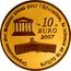 France 10 Euro The Great Wall of China 2007 Proof KM# 1491 ORGANISATION DES NATIONS UNIES POUR L'ÉDUCATION, LA SCIENCE ET LA CULTURE 10 EURO 2007 UNESCO coin reverse