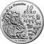 France 10 Euro Year of the Monkey 2016 Proof KM# 2359 FABLES DE LA FONTAINE 10 EURO 2016 coin reverse