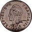 France 10 Francs French Polynesia 1997 (a) KM# 8 RÉPUBLIQUE FRANÇAISE I E O M 2002 R. JOLY coin obverse