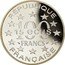 France 100 Francs-15 ECUS Big Ben and the Palace of Westminster 1994 Proof KM# 1070 RÉPUBLIQUE 100 FRANCS 15 ECUS FRANÇAISE coin obverse