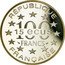 France 100 Francs-15 ECUS The Parthenon in Athens 1995 Proof KM# 1114 RÉPUBLIQUE 100 FRANCS 15 ECUS FRANÇAISE coin obverse