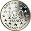 France 100 Francs-15 ECUS Alhambra in Spain 1995 Proof KM# 1112 RÉPUBLIQUE 100 FRANCS 15 ECUS FRANÇAISE coin obverse