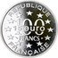 France 100 Francs 15 Euro St. Stephen's Cathedral. Vienna 1996 Proof KM# 1140 RÉPUBLIQUE 100 FRANCS 15 EURO FRANÇAISE coin obverse