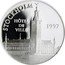 France 100 Francs-15 Euro Stockholm City Hall 1997 Proof KM# 1193 STOCKHOLM HOTEL DE VILLE 1997 coin reverse