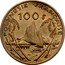 France 100 Francs French Polynesia 2003 (a) KM# 14 POLYNESIE FRANÇAISE 100 F A GUZMAN coin reverse