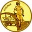 France 100 Euro Running 2003 Proof KM# 2001 COURIR coin reverse