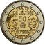 France 2 Euro 50th Anniversary of the Elysee Treaty 2013 KM# 2094 TRAITÉ DE L'ÉLYSÉE 50 ANS JAHRE 2013 ÉLYSÉE - VERTRAG RF coin obverse