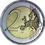 France 2 Euro Pierre de Coubertin 2013 Special Unc KM# 2102 2 EURO LL coin reverse