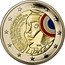 France 2 Euro 225th Anniversary of the Festival of the Federation 2015 KM# 2227 SUR TOUTES LES PAGES LUES SUR TOUTES LES PAGES BLANCHES PIERRE SANG PAPIER OU CENDRE J'ÉCRIS TON NOM RF 2015 LIBERTÉ coin obverse