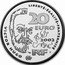 France 20 Euro 200th Birthday Dramatist Victor Hugo 2002 Proof KM# 1986 LIBERTÉ - ÉGALITÉ - FRATERNITÉ VICTOR HUGO 20 EURO 2002 RF coin obverse