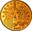 France 20 Euro Introduction of the Euro 2002 Proof KM# 1982 € EUROPA 2002 α 2002 coin reverse