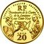 France 20 Euro 200th Anniversary of the Loisiana Purchase 2003 Proof KM# 1337 LIBERTÉ - EGALITÉ - FRATERNITÉ RF BICENTENAIRE DE LA CESSION DE LA LOUISIANE AUX ETATS-UNIS EURO 20 coin obverse