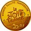 France 20 Euro 100th Anniversary of the Tour de France 2003 Proof KM# 1334 LIBERTÉ ÉGALITÉ FRATERNITÉ LE TOUR DE FRANCE 20 EURO 2003 RF coin obverse