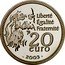 France 20 Euro 500th Anniversary of the Mona Lisa 2003 Proof KM# 2004 LIBERTÉ ÉGALITÉ FRATERNITÉ 20 EURO 2003 coin reverse