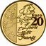 France 20 Euro The Sower. Map of Europe 2003 Proof KM# 1349 EURO 20 LIBERTÉ ÉGALITÉ FRATERNITÉ coin reverse