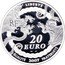 France 20 Euro Broceliande 2007 Proof KM# 1471 LIBERTÉ RF 20 EURO ÉGALITÉ 2007 FRATERNITÉ coin obverse