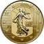 France 20 Euro The Sower. 50th Anniversary of the 5th French Republic 2008 Proof KM# 1541 RF 20 08 coin obverse