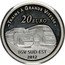France 20 Euro TGV Sud-Est 2012 (a) Proof KM# 1912 TRAINS À GRANDE VITESSE 20 EURO TGV SUD-EST 2012 coin reverse
