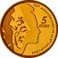 France 5 Euro The Sower. 50th Anniversary of the 5th French Republic 2008 Proof KM# 1538 50E ANNIVERSAIRE DE LA VE RÉPUBLIQUE 5 EURO coin reverse