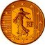 France 5 Euro The Sower. 50th Anniversary of the Court of Human Rights 2009 P Proof KM# 1586 RF 20 09 coin obverse
