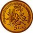 France 5 Euro The Sower. 50 Years of the New Franc 2010 Proof KM# 1674 CINQUANTIÈME ANNIVERSAIRE DU NOUVEAU FRANC 5 EURO 1960 2010 coin reverse