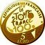 France 5 Euro 100th Edition of the Tour de France 2013 Proof KM# 2114 REPUBLIQUE FRANCAISE LE TOUR DE FRANCE 100 2013 5 EURO coin obverse
