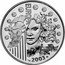 France 50 Euro First Anniversary of the Euro 2003 Proof KM# 1340 € € € € € € € € € € € € EUROPA 2003 coin reverse