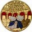France 50 Euro Hello Kitty 2005 Proof KM# 1430 HELLO KITTY ©'76,'99,'05 SANRIO CO LTD coin reverse