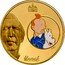 France 50 Euro 100th Anniversary of Georges Remi 2007 Proof KM# 1510 HERGÉ ML coin reverse
