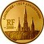 France 50 Euro 150 Years Marian Apparition in Lourdes 2008 Proof KM# 1564 LOURDES 150E ANNIVERSAIRE RF 2008 coin obverse