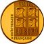 France 50 Euro Lucky Luke 2009 P Proof KM# 1630 WANTED 50 EURO RÉPUBLIQUE FRANÇAISE coin obverse