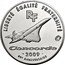 France 50 Euro 40th Anniversary of the Concorde 2009 P Proof KM# 1597 LIBERTÉ EGALITÉ FRATERNITÉ RF CONCORDE 2009 40E ANNIVERSAIRE coin obverse