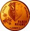 France 50 Euro Stade Français Paris Rugby 2009 P Proof KM# 1632 STADE FRANCAIS SF PARIS RUGBY 2009 coin reverse