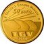 France 50 Euro Lille Europe Railway Station 2010 Proof KM# 1702 TRAINS À GRANDE VITESSE 50 EURO TGV 2010 coin reverse